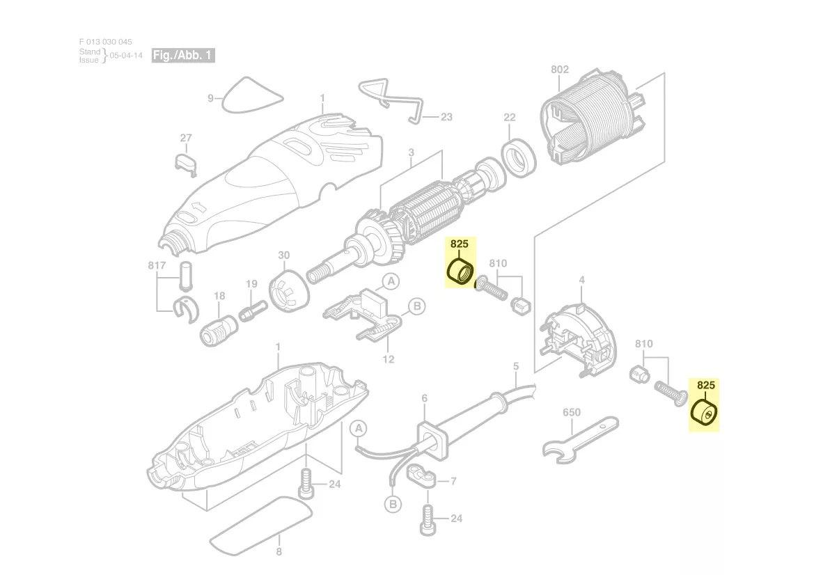 Capuchons réf. 2 610 913 683 pour balais charbon